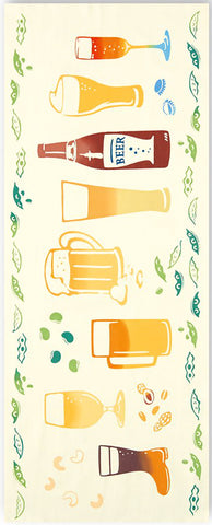 Kenema  -  51686 Beer  ビール  (The dyed Tenugui)