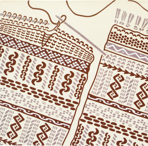 Kenema - Amimono (knitting) 編み物 67205 Furoshiki (Japanese Wrapping Cloth)