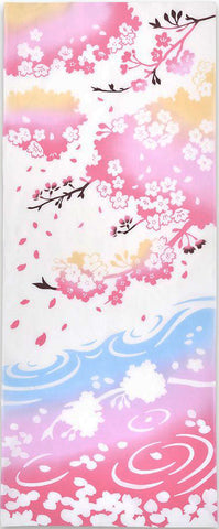 Kenema  - 50205 Suimen Zakura 水面桜  (The dyed Tenugui)