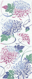 Kenema -  50125 Mai Giku  舞菊  (Chrysanthemum)     (The dyed Tenugui)