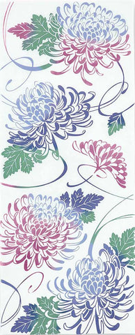 Kenema -  50125 Mai Giku  舞菊  (Chrysanthemum)     (The dyed Tenugui)