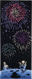 Kenema  - 50156 Kotsuzake Hanabi 骨酒花火 (The dyed Tenugui)