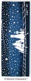 Kenema -  51002  Moomin Characters series - Moomin & starry sky       ムーミン&星空         (The dyed Tenugui)