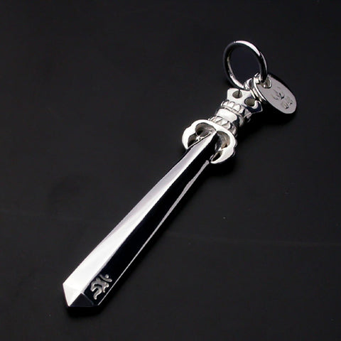 Saito - Fudo Myo-o's Sword Platinum 900 (Pt 900) Pendant Top