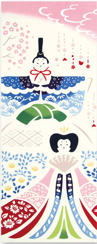 Kenema - 54420 Tachi Bina 立雛 (The dyed Tenugui)