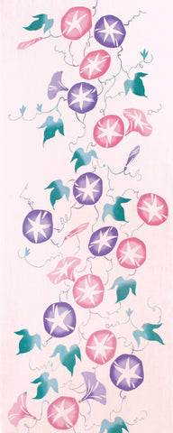 Kenema - 53357 Morning glory Pink 朝顔姫/ピンク (The dyed Tenugui)