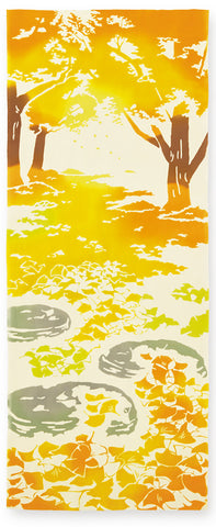 Kenema  - 50090 Icho no Jyutan 銀杏の絨毯 (The dyed Tenugui)