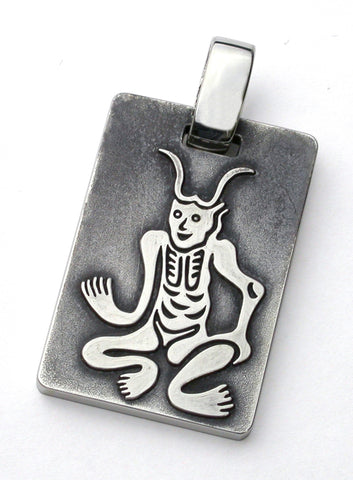 Saito - Ryōgen silver pendant Top (Silver 950) (Amulet to ward off plague)