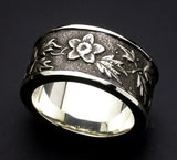 Saito - Aoi Flower Silver Ring (Silver 925)
