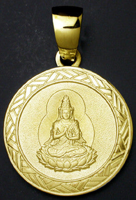 Saito - Dainichi Nyorai  Pendant Top (18Kt Gold)