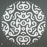 Tokolo Musubi - PPP Karakusa Kon (Grey) - Furoshiki  104 x 104 cm
