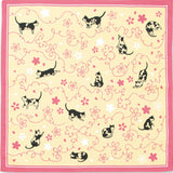 Kenema - Sakura Neko (Sakura Cat) さくら猫   320141  Furoshiki (Japanese Wrapping Cloth)