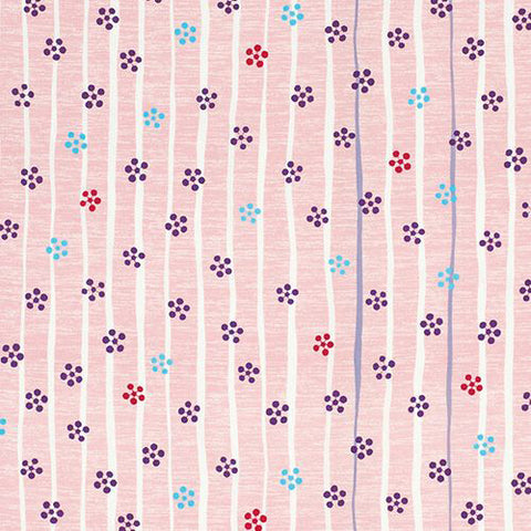 Hare tsutsumi - Plum pink Furoshiki　晴れ着つつみ 梅 ピンク (Japanese Wrapping Cloth)  150 x 150 cm