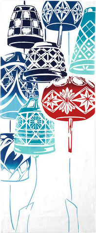 Kenema - 50083 Kiriko Furin 切子風鈴 (The dyed Tenugui)