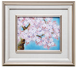 Saikosha - #114 03  Sakura (Framed Cloisonné ware) - Free Shipping