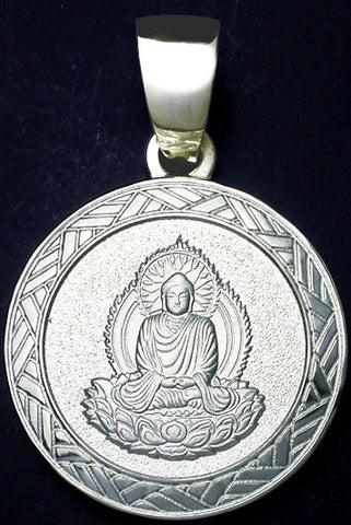 Saito - Amida Nyorai (Amitabha)  Pendant Top Platinum  (Pt 900)
