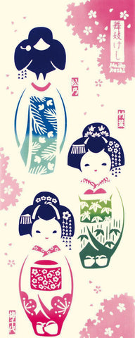 Kenema - Mikokeshi (The dyed Tenugui)