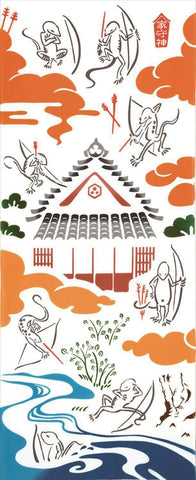 Kenema  - A family guardian  (The dyed Tenugui)