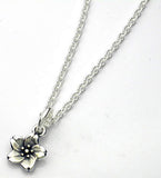 Saito - Sakura Silver Pendant top (Silver 925) Large with 50 cm silver chain