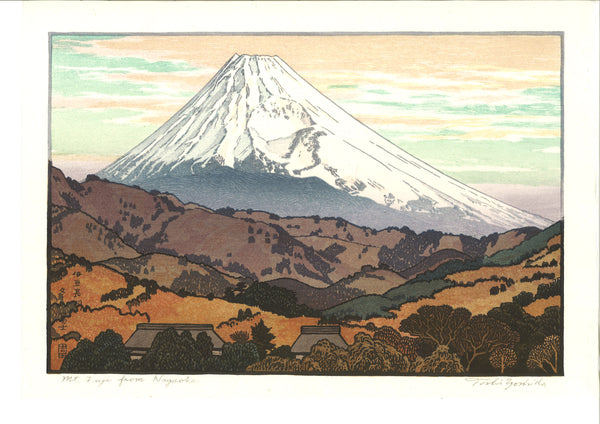 Yoshida Toshi - #016203 Izu Nagaoka no Fuji Kumo (Mt.Fuji from