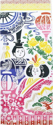 Kenema  - 50072 Kazari Bina  飾り雛 (The dyed Tenugui)