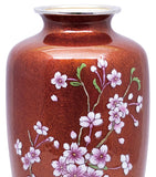 Saikosha - #109-20 Sakura (Cloisonné ware vase) - Free Shipping