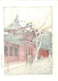 Yoshida Toshi - #014001  Hie Jinjya (Hie Shrine) - Free Shipping
