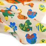 PATORI - Happy bird（ハッピーバード） - Furoshiki (Japanese Wrapping Cloth) 105 x 105 cm