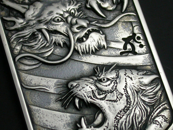 Saito - Rise Dragon - R & Tiger Silver 950 Pendant – Magnificent