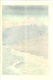 Okada Koichi - #P1 Hagoromo Kaigan no Fuji  (The view of Mt.Fuji from Hagoromo coast)　(羽衣海岸の富士) - Free Shipping