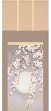 Sankoh Kakejiku - 20A2-022 - Yozakura (Sakura at night with moon) - Free Shipping
