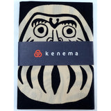 Kenema - 803022 Vicissitudes of life Black   七転八起  黒  (The dyed Tenugui)