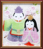 Saikosha - #108-03  Yayoibina (Framed Cloisonné ware) - Free Shipping