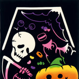 Kenema -50168 Trick or Treat  トリックオアトリート  (The dyed Tenugui) - Japanese traditional Tenugui