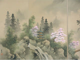 Japanese Traditional Hand Paint Byobu (Silk Folding Screen) - T 11 - Free Shipping