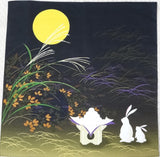 Saigiki - Otsukimi (Moonlight party rabbit) - Furoshiki - 50 x 50 cm