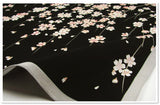 Yu-Soku - Shidare Sakura Black しだれ桜   - Furoshiki 50 x 50 cm