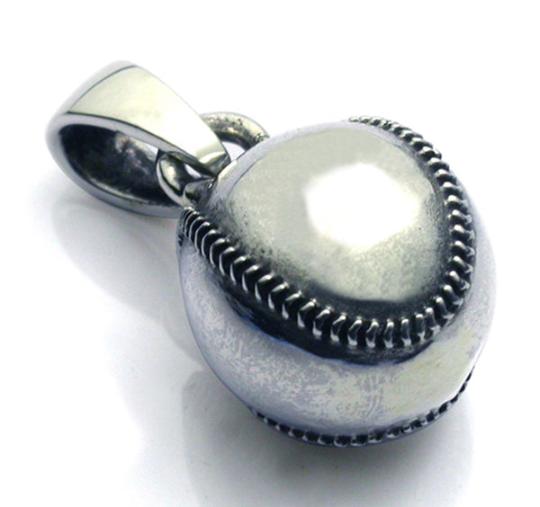 Saito - Baseball Pendant top (Silver 925) w/ Genuine Diamond