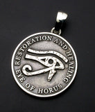 Saito - Eye of Horus Silver 950 Pendant Top