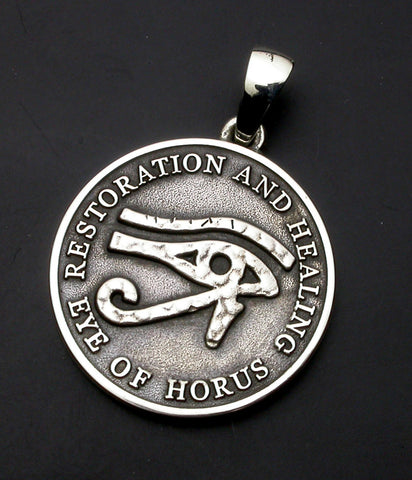 Saito - Eye of Horus Silver 950 Pendant Top