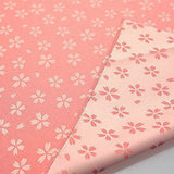 Kirara - Sakura -Double-Sided Dyeing Furoshiki - Pink/Cream - 48 x 48 cm