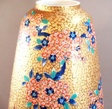 Fujii Kinsai Arita Japan - Somenishiki Golden Sakura Vase 60.70 cm - Free Shipping