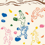 Kenema  - 50098 Chojyugiga   Bouldering  ボルダリング  (The dyed Tenugui)