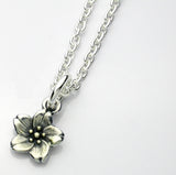 Saito - Sakura Silver Pendant top (Silver 925) Large with 50 cm silver chain