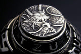 Saito - Dragon Crest Emblem(Silver 950) with Sun Tzu Silver Ring　