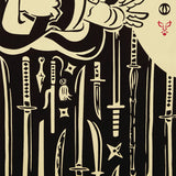 Kenema  - 50092  Katanabuki     刀武器    (The dyed Tenugui)