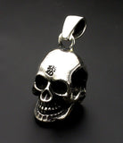 Saito - Skull Silver Pendant top Big w/ Bonji (Silver 925)