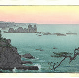 Yoshida Toshi - Izu Irozaki misaki Asa ( Irozaki,Morning) - Free Shipping