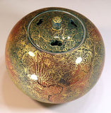 Fujii Kinsai Arita Japan - Kinran Shuyoshiki Yurisai Phoenix Incense burner (Superlative Collection) - Free Shipping