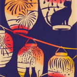 Kenema  - 50152 Hanabi  Akari 花火灯り  (The dyed Tenugui)